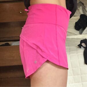 Lululemon pink shorts, size 6
